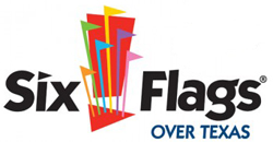 [Six Flags Over Texas Logo]