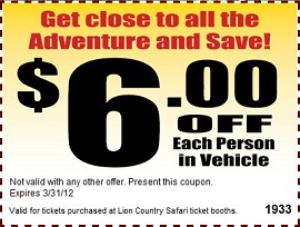 lion country safari student discount